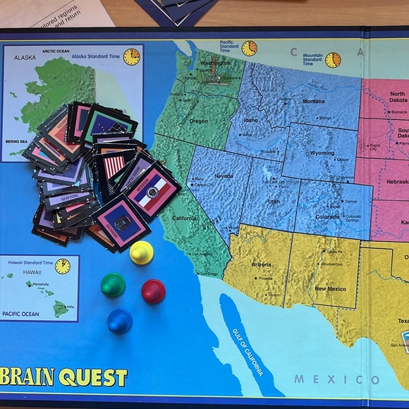 Like New - University Games Brain Quest Know The States Game - Picture 8 of 9
